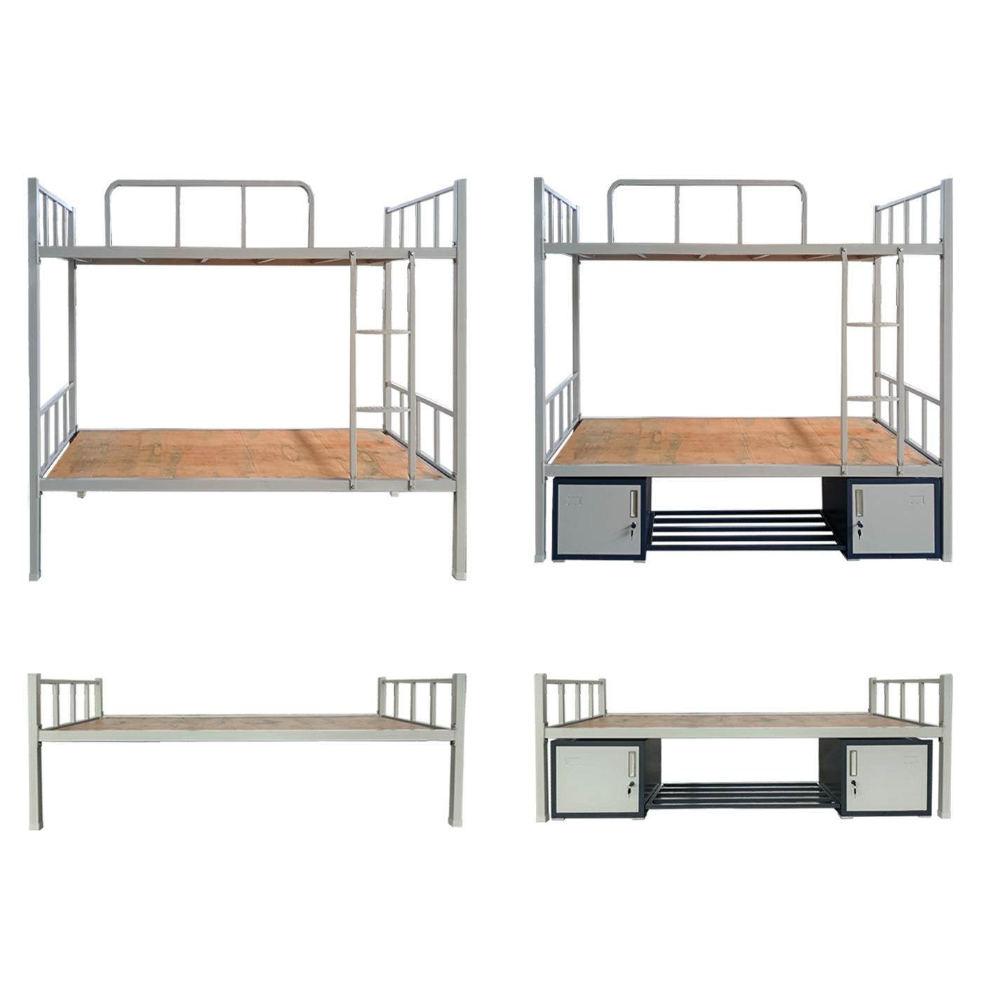 厂直加厚双层铁床上下铺带锁内务储物柜制式营具学习桌椅组合宿舍,淘宝优惠券,粉丝福利购,淘宝优惠卷