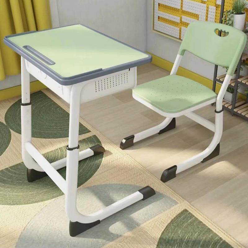 ABS塑料双人书桌学校学生课桌椅培训班可调节高度学习桌,淘宝优惠券,粉丝福利购,淘宝优惠卷