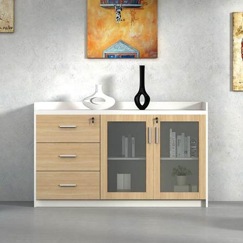 动文件活柜移动柜办文件柜公柜矮带锁三抽屉水储物柜柜桌下小柜子 - 图0