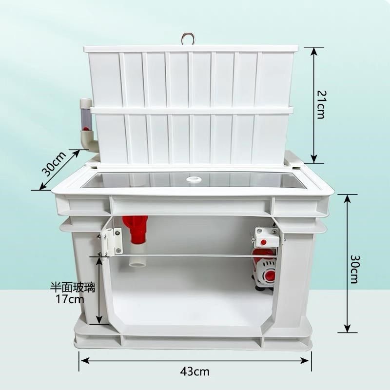周转箱鱼缸轻便龟缸发色箱透明周转箱滴流上滤可视周转箱鱼缸,淘宝优惠券,粉丝福利购,淘宝优惠卷
