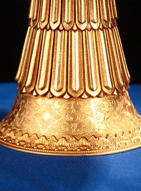 慧宝纯黄铜雕花供果糕点盘藏式吉祥曼扎茶托贡盘家居多用托盘