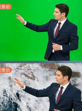 可升降地拉式绿幕抠像布直播间绿布背景布专业拍照摄影扣图加厚布