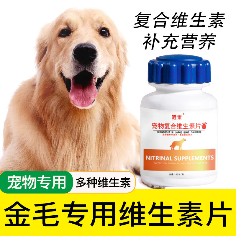 金毛专用复合维生素片微量元素多种维生素幼犬成犬宠物营养品,淘宝优惠券,粉丝福利购,淘宝优惠卷
