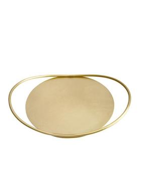 北欧轻奢风锈水果PZ1179盘钢餐具托托盘家居客厅桌面木不创意收纳