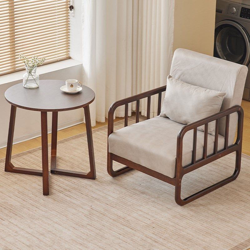 阳台椅实木单人沙发懒人休闲椅家用客厅洽谈茶桌椅民宿休息椅组合,淘宝优惠券,粉丝福利购,淘宝优惠卷