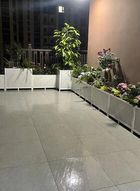 铝合YC35877h金花箱框架瓷砖植箱种小院楼长方形树箱顶大种号种菜