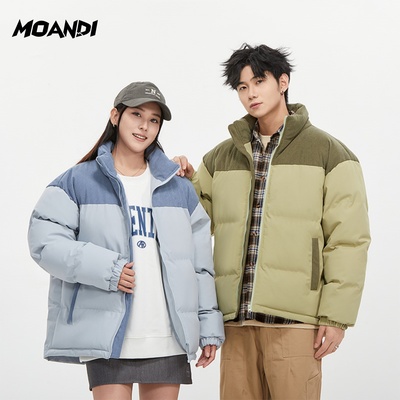 摩安迪加厚冬季情侣棉服