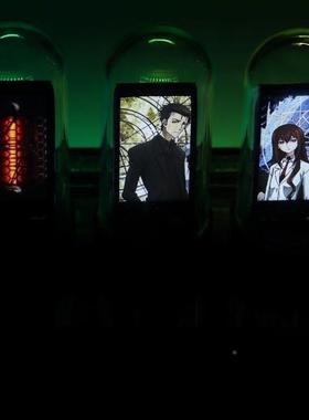 KI9S电竞电桌摆件脑桌面氛摆件电竞房面间布置拟辉光管F77J57MM围