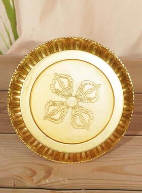 红金转皮金轮手摇LEX亚青六字真转金筒底座大言号小号色