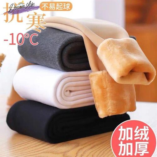 女童连裤袜秋冬加绒加厚保暖打底裤儿童小学生外穿白色成人舞蹈袜 - 图2