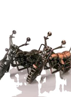 大号金属铁艺摩车101模件型摆欧式创意手托工家居装饰品摆件