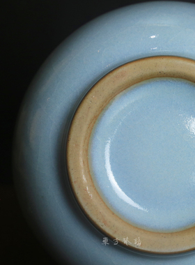 汝窑花器玉壶春瓶汝瓷摆件天青釉花器花插家居饰品客厅插花中式