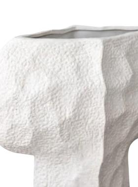 新中式玄复古做旧树别脂黑白水墨花酒瓶墅店关客厅干花器艺术GD-H