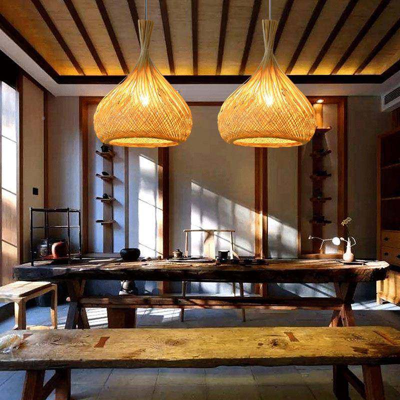 日式吊灯餐222厅客厅约灯创榻榻简意米个性民宿禅意茶室竹编吊灯,淘宝优惠券,粉丝福利购,淘宝优惠卷