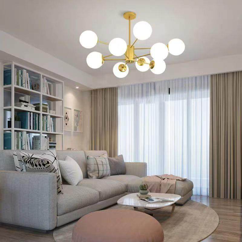 网红魔豆吊灯客卧室餐厅商用北欧具简约创意现代风格气灯AL888大 - 图0