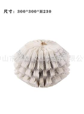 744.745.新中式氏美学纸艺折纸件客摆酒厅茶几书房样板宋间店大堂