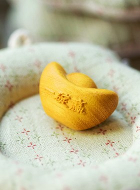 金元宝/实木一锭赢木雕招财纳福摆件实木家居办公室桌面新年装饰