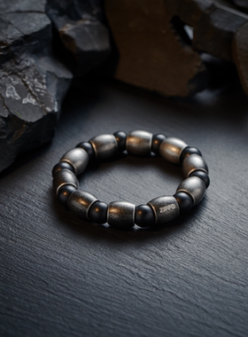 玛雅沉思手链男士钛钢