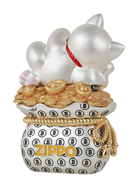 Zippo/之宝开运新年红绳招财猫本命年手绳手链ZIPPO礼盒新年礼物