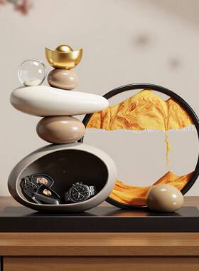 面时礼来运转沙画高级流感乔迁新居物家居250827-0装饰创意玄关桌