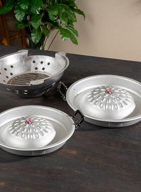 式烤肉炉户外铝合泰金烧烤炉碳烧烤盘形烤店圆火锅QQS店家用桌面