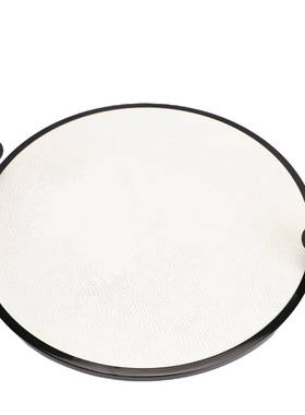 018新中式简约金属片把手托圆盘样装板房办公室家客厅桌面居饰摆