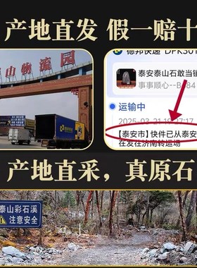 泰山石真品纯阳石泰山石敢当镇宅室内外办公室靠山石大型景观石