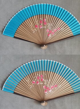 折扇中国古风儿童小扇子夏天耐用便携随身携带2024新款古典舞汉服