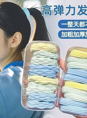 海洋蓝高颜值高弹力发圈