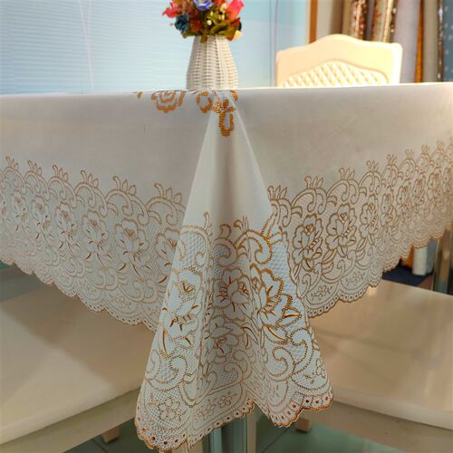 免洗正方形餐桌布防水防油方桌布PVC塑料茶几布八仙桌麻将桌台布 - 图2