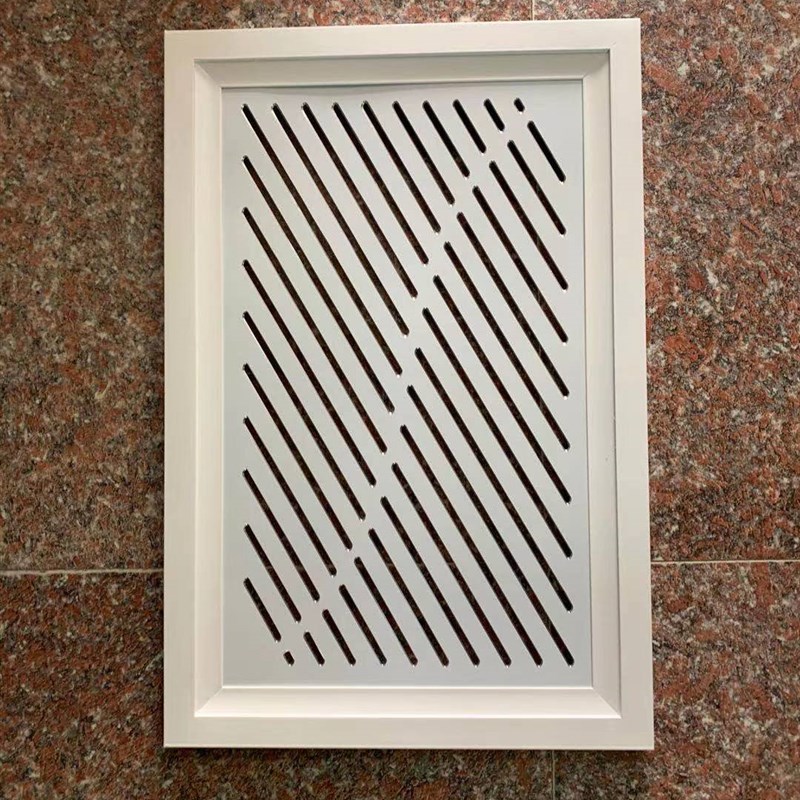 集成吊顶换气扇面板30*0面罩通风铝扣板型材30x5嵌入式全铝风口 - 图3