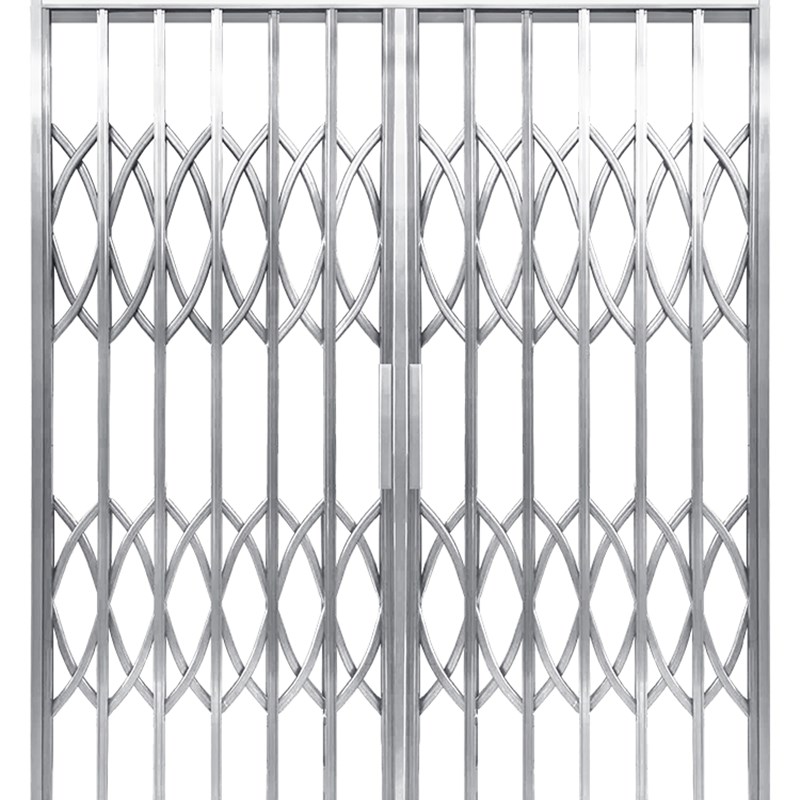 30 stainless steel sliding gate outdoor telescopic folding entrance door balcony sliding door ventilation anti-theft doors and windows