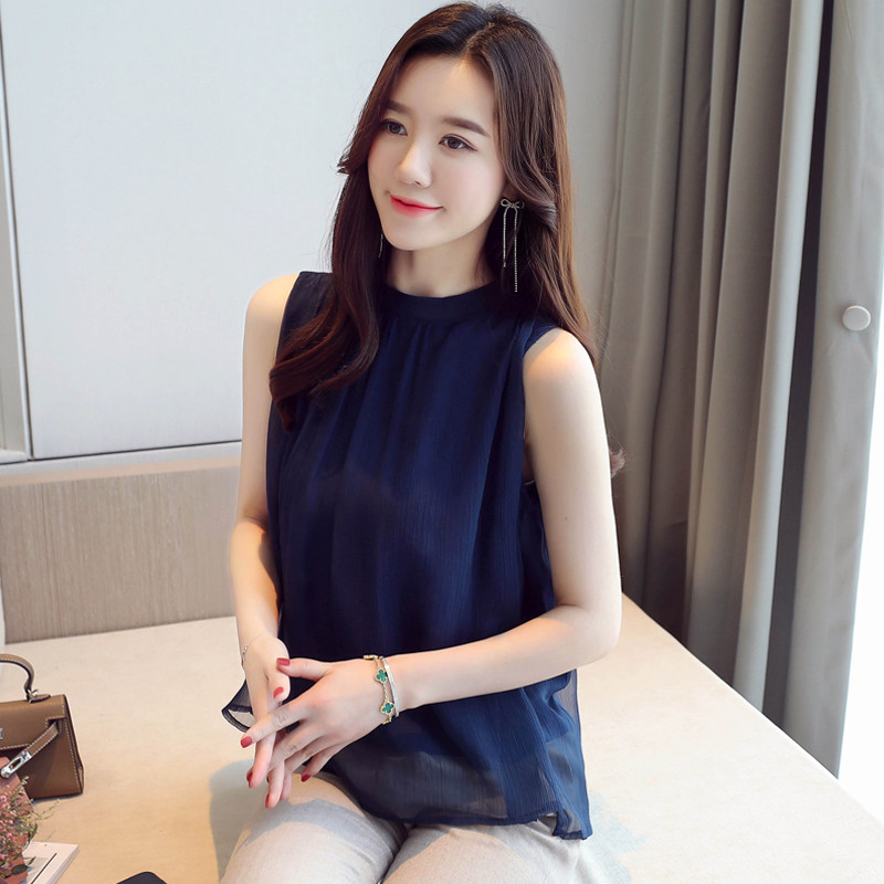 雪纺衫女t桖短袖女2021年夏季无袖上衣女露肩上衣沙衣服女薄削肩,淘宝优惠券,粉丝福利购,淘宝优惠卷