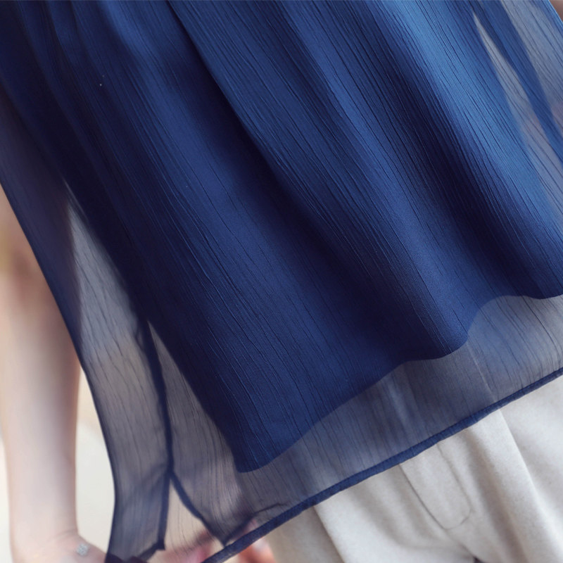 雪纺衫女t桖短袖女2021年夏季无袖上衣女露肩上衣沙衣服女薄削肩,淘宝优惠券,粉丝福利购,淘宝优惠卷