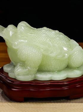 财金招蟾摆件玉乔石公司前台MT24007店铺收银台办公室装饰摆件迁