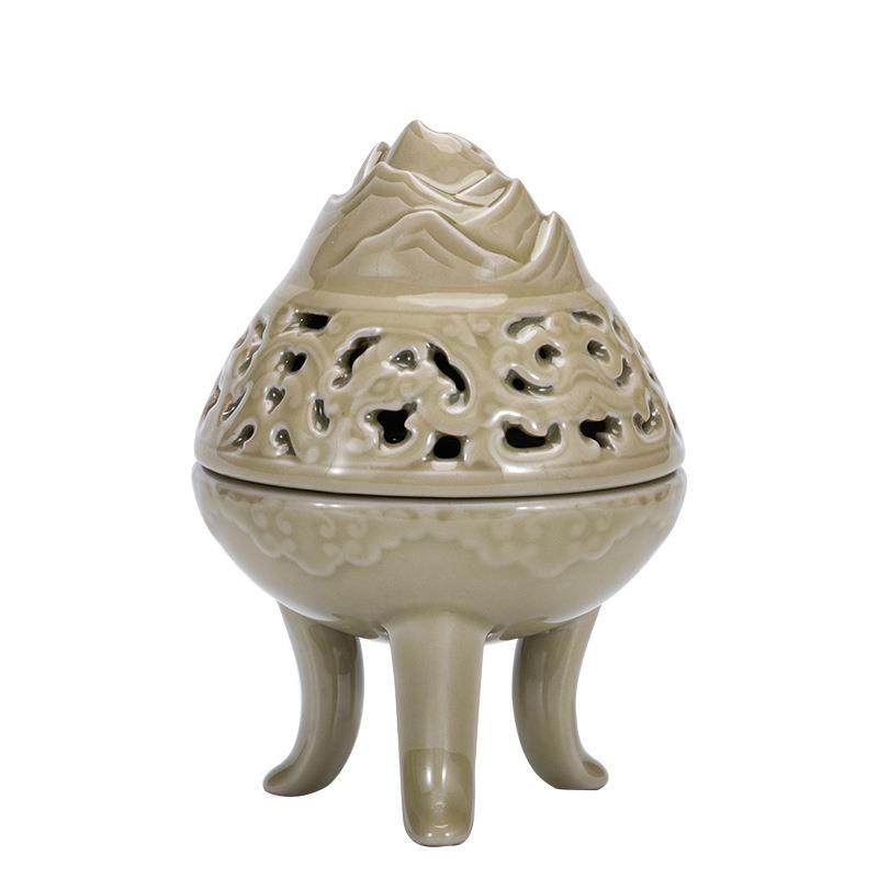 越窑色釉秘青瓷高端缠枝无品牌/龙镂空陶瓷茶道家用中祥式仿古盘,淘宝优惠券,粉丝福利购,淘宝优惠卷