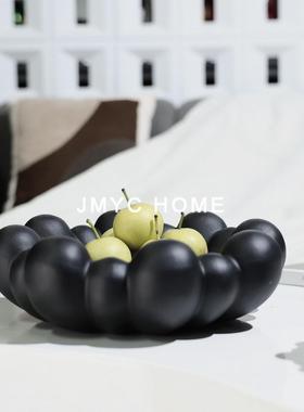 现意式脂树云摆件水果盘托盘收纳样板朵GD-H25间餐厅客厅茶几代软