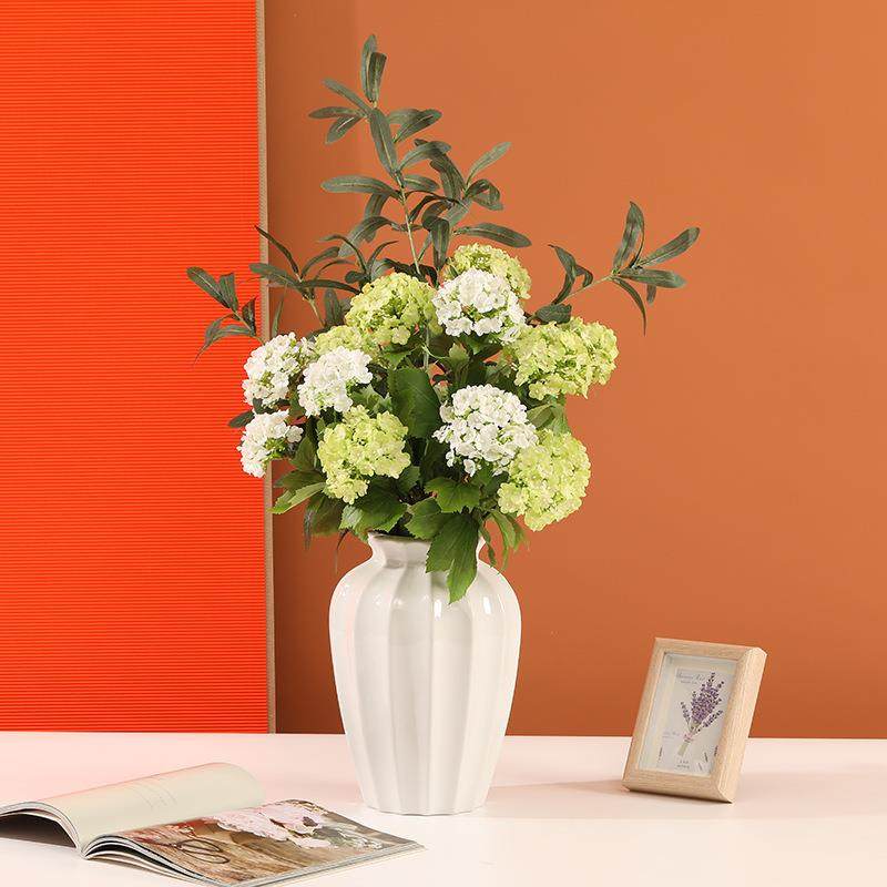 热销木绣球搭妃PDW配花瓶欧简约家居客厅插玄关陶瓷贵花瓶北花艺,淘宝优惠券,粉丝福利购,淘宝优惠卷