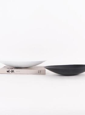 MC-TY-80新中式椭圆型果盘托盘软装摆件现代装间样板花盆花器客厅