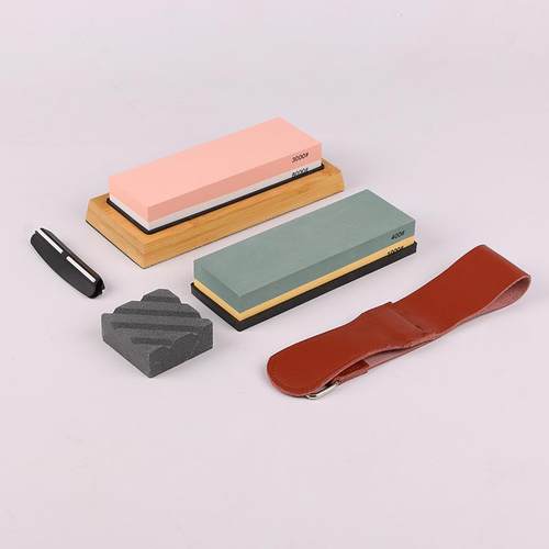 厨房磨刀面磨刀石家刚用白油石玉户外磨石双WIW块磨石套装现货供 - 图1