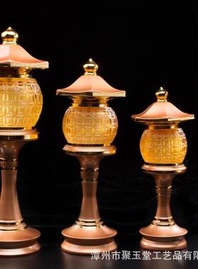 玉堂亚克佛机莲花灯系列佛前供灯佛a6742257具用7品聚家力用神社
