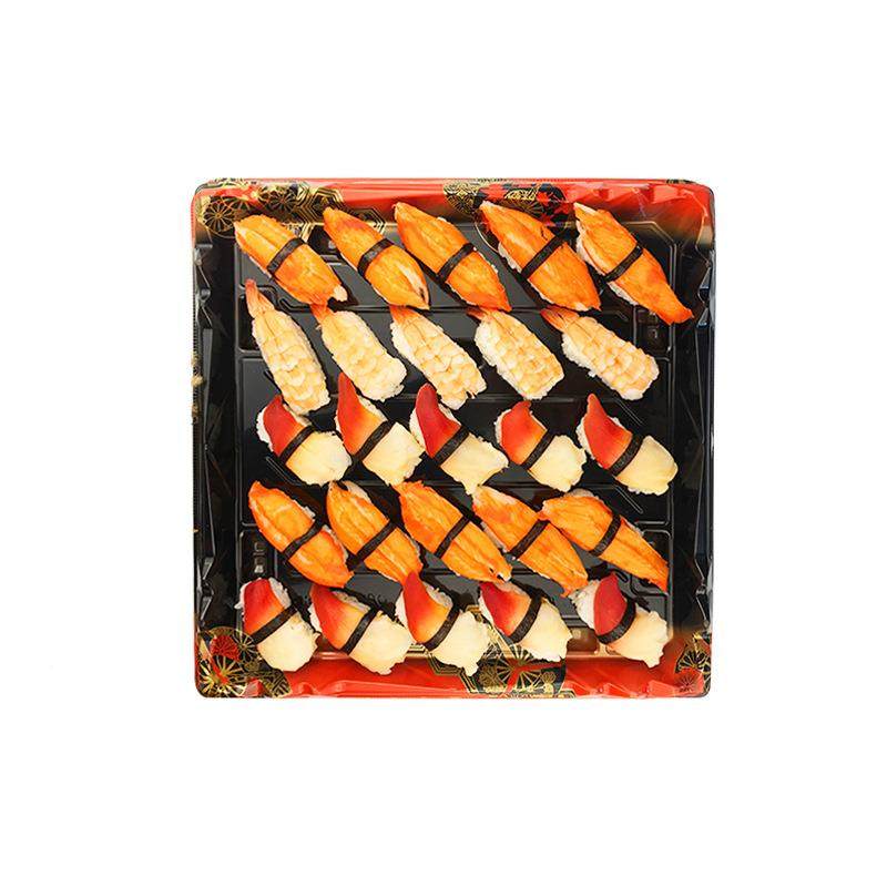 冰GTU川桶式寿司盒打外卖一次性媚雪日娘海带丝三文鱼托盘便包当,淘宝优惠券,粉丝福利购,淘宝优惠卷