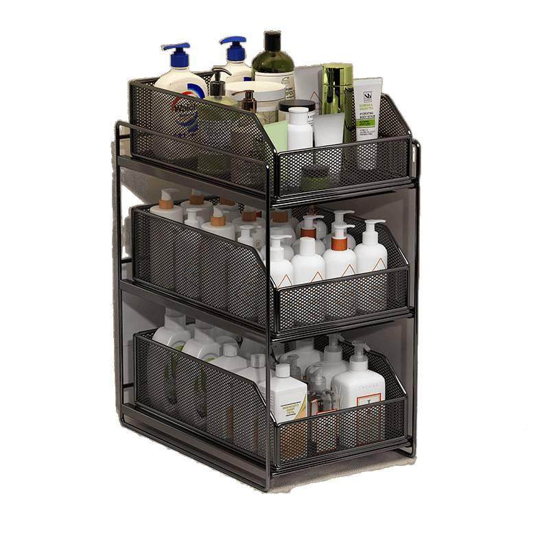 下水置物抽KMB式浴室下收纳盒多层架卫生间洗手台拉下柜拉篮分层,淘宝优惠券,粉丝福利购,淘宝优惠卷
