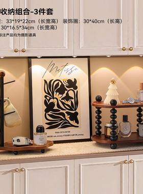 复古玄关摆件钥匙收纳物厅架客家居古风装zwj200饰品桌置面餐边柜