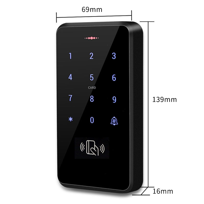Waterproof community access control system machine password swipe card access lock set electromagnetic lock magnetic lock office glass door