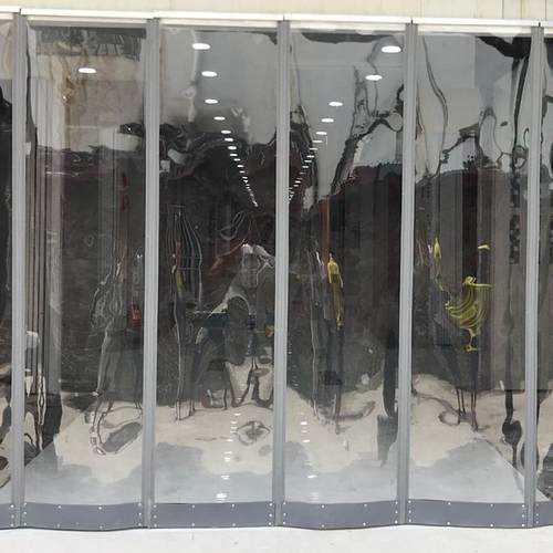 夏天防蚊软门帘新款2025入厂家直供户门大门皮帘子夏透防明挡季风 - 图0