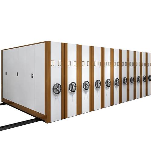 道密集架智能移动柜钢制文件柜手办FL-MJ-00公桌铁皮柜摇轨读书馆 - 图3