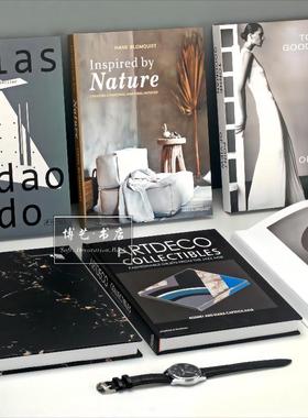 装饰书酒店样板间饰品摆件书样板房书籍茶几书房书柜艺术画册装饰