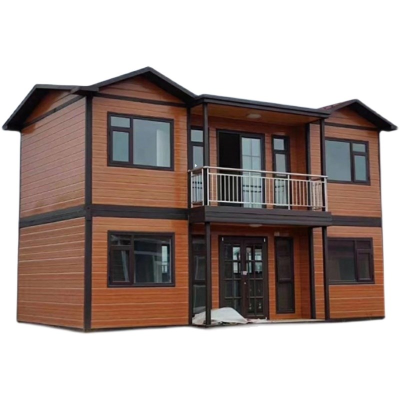 景区公园活动房集装箱移动别墅房轻钢屋子农村住人金属雕花板民宿 - 图3