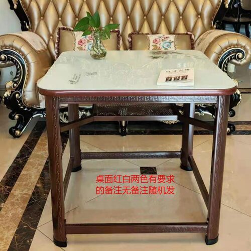 不锈钢正方形烤火桌家用折叠冬季多功能四方餐桌取暖烤火架吃饭桌 - 图0